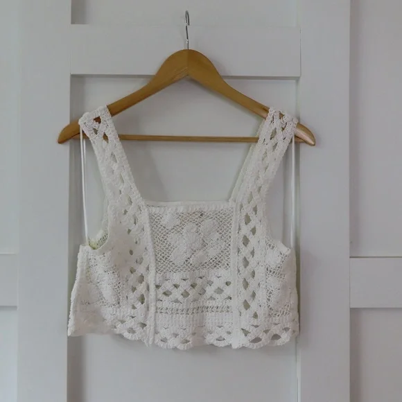 Chemisier Altered State Avec Broderie Crochet - Taille XS - Couleur Crème - Neuf Avec étiquette (NWT)